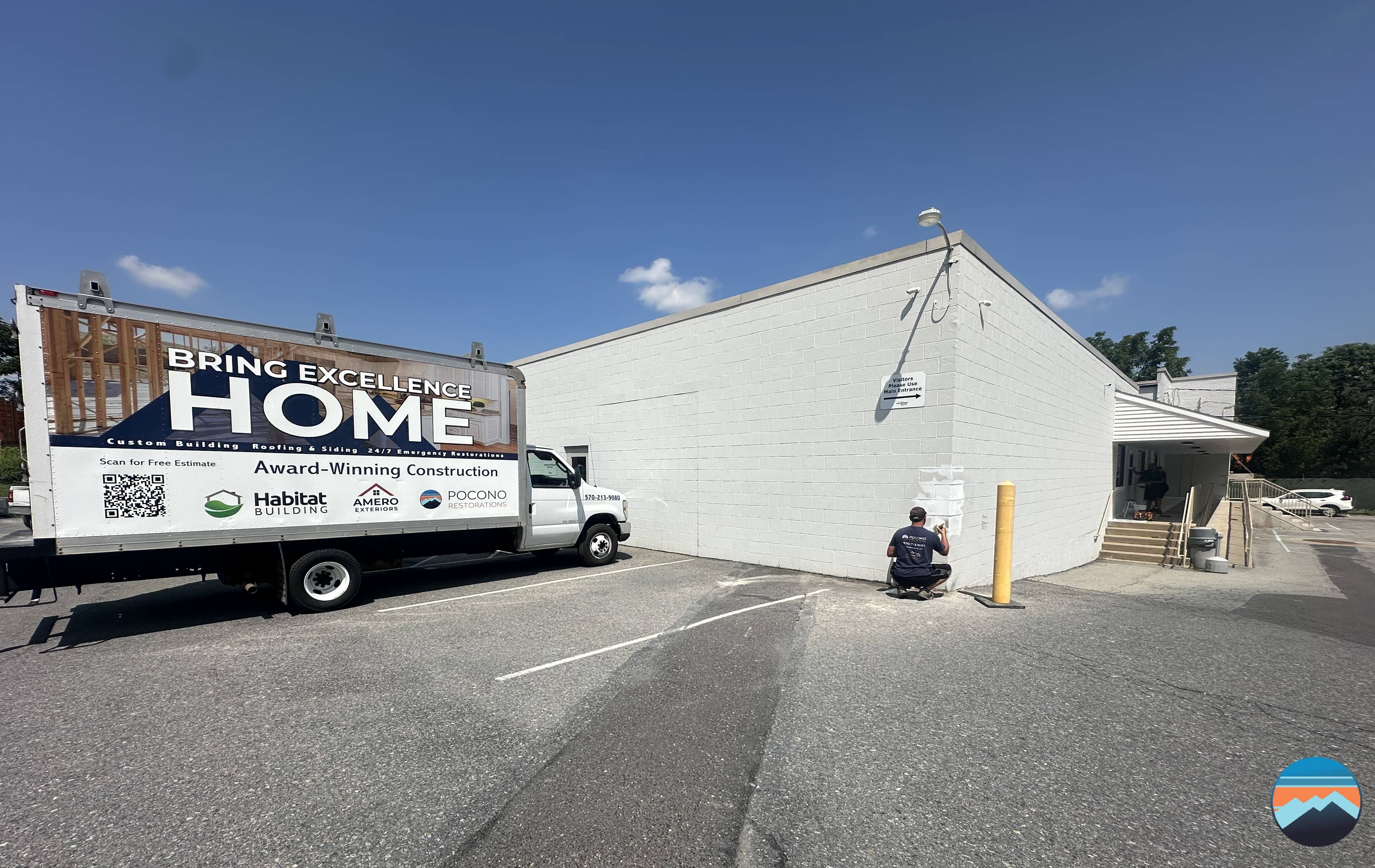 Commercial Restoration - Vehicle hit building